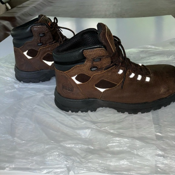 Hoss Boot Company Men's Lorne 6in Composite Safety Toe Lace Up Work Boots Sz 10 - Picture 7 of 13